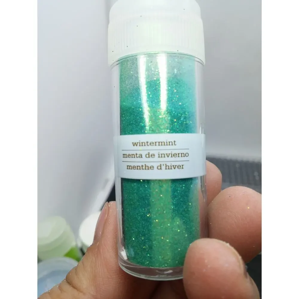 Recollections Darice Mixed Lot Glitter 8 Bottles Fine Craft DIY Scrapbooking